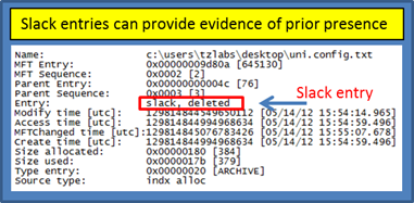 Detecting <i>INDX</i> entry deletions