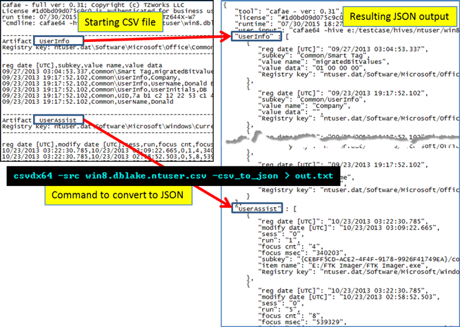 JSON Output